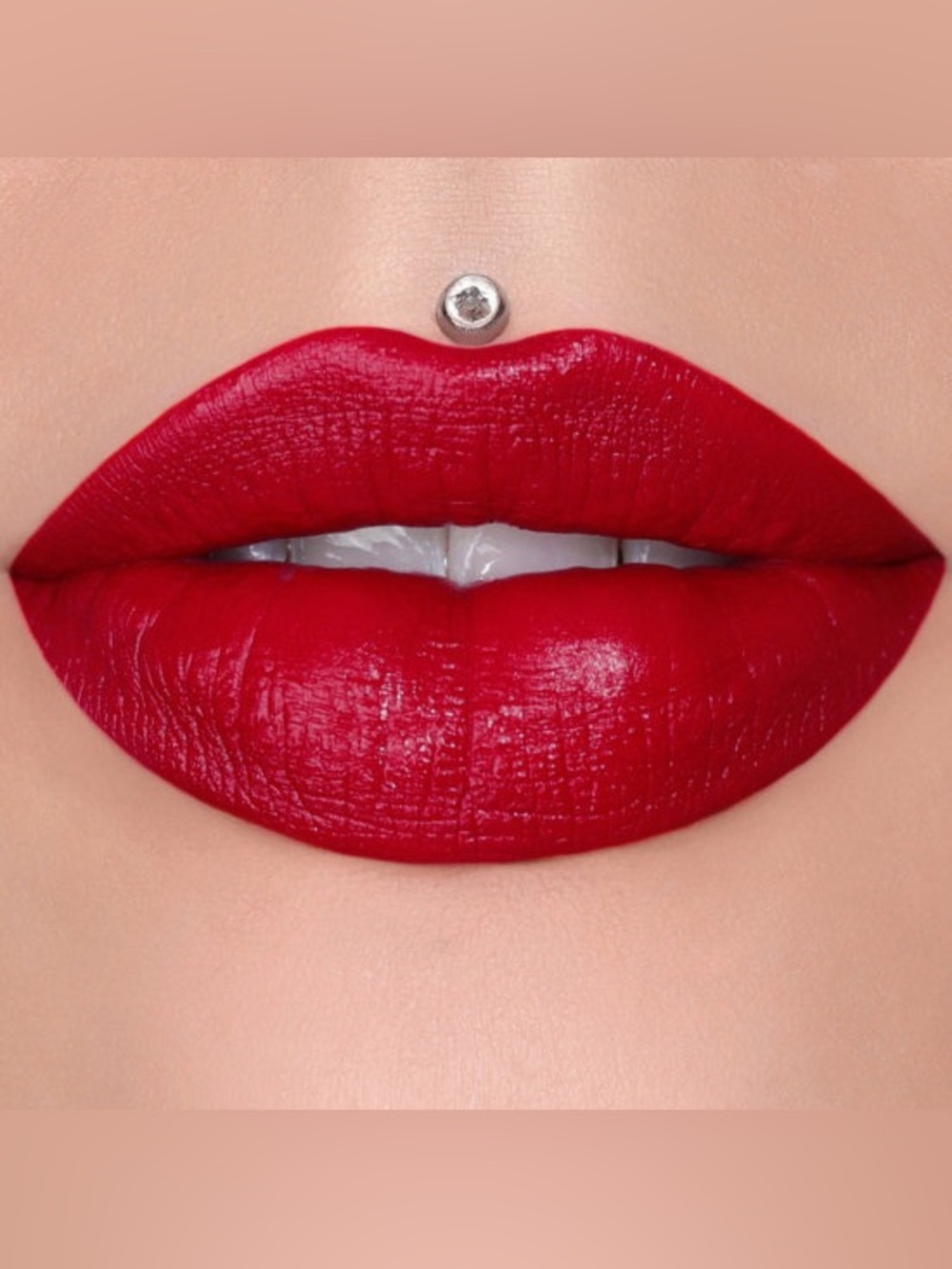 Jeffree Star Redrum Velvet Trap Lipstick- cool toned red, vegan, pigmented